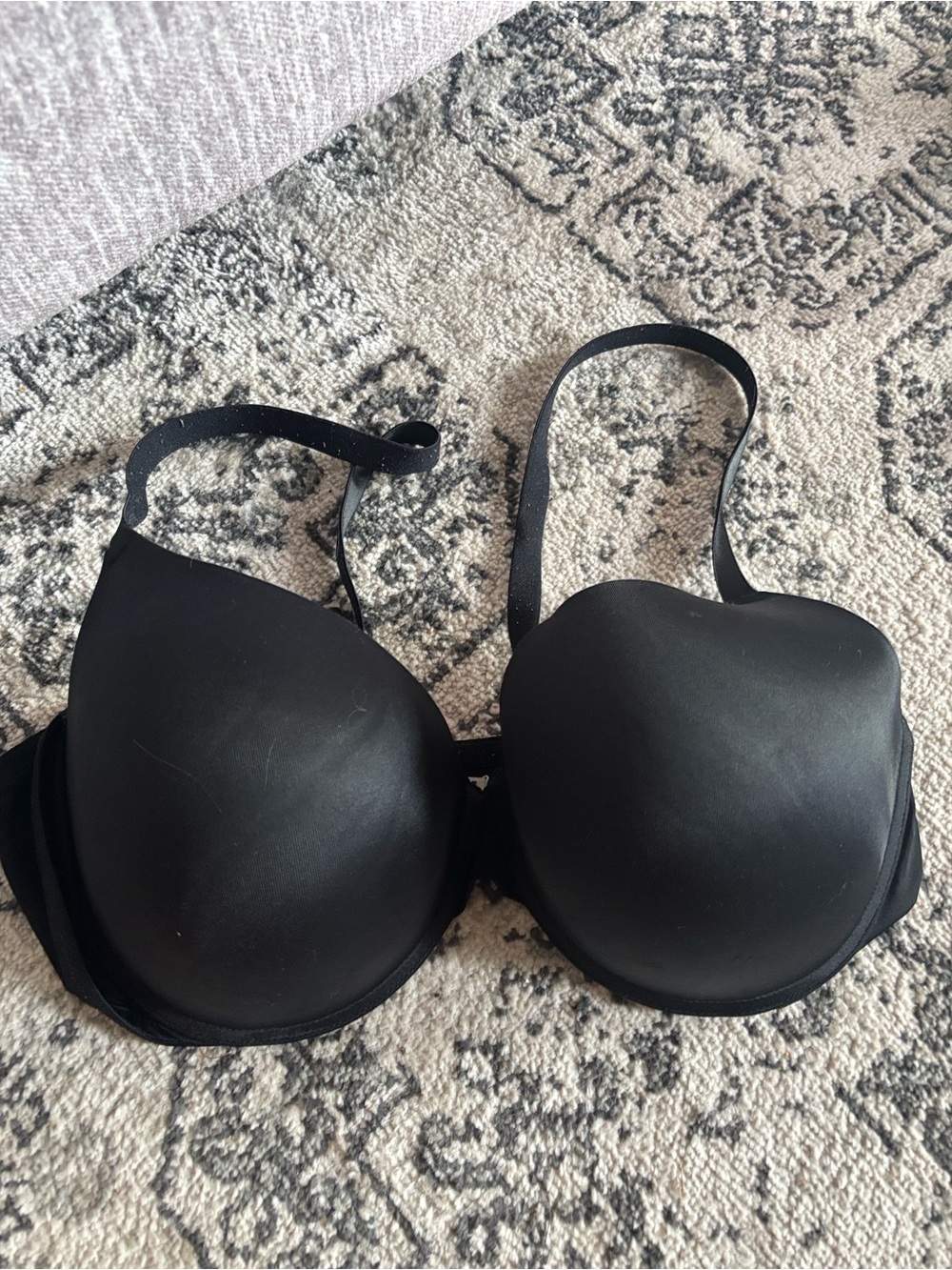 PINK Branded Black Bra Strap Accessory - Pink Logo 40D